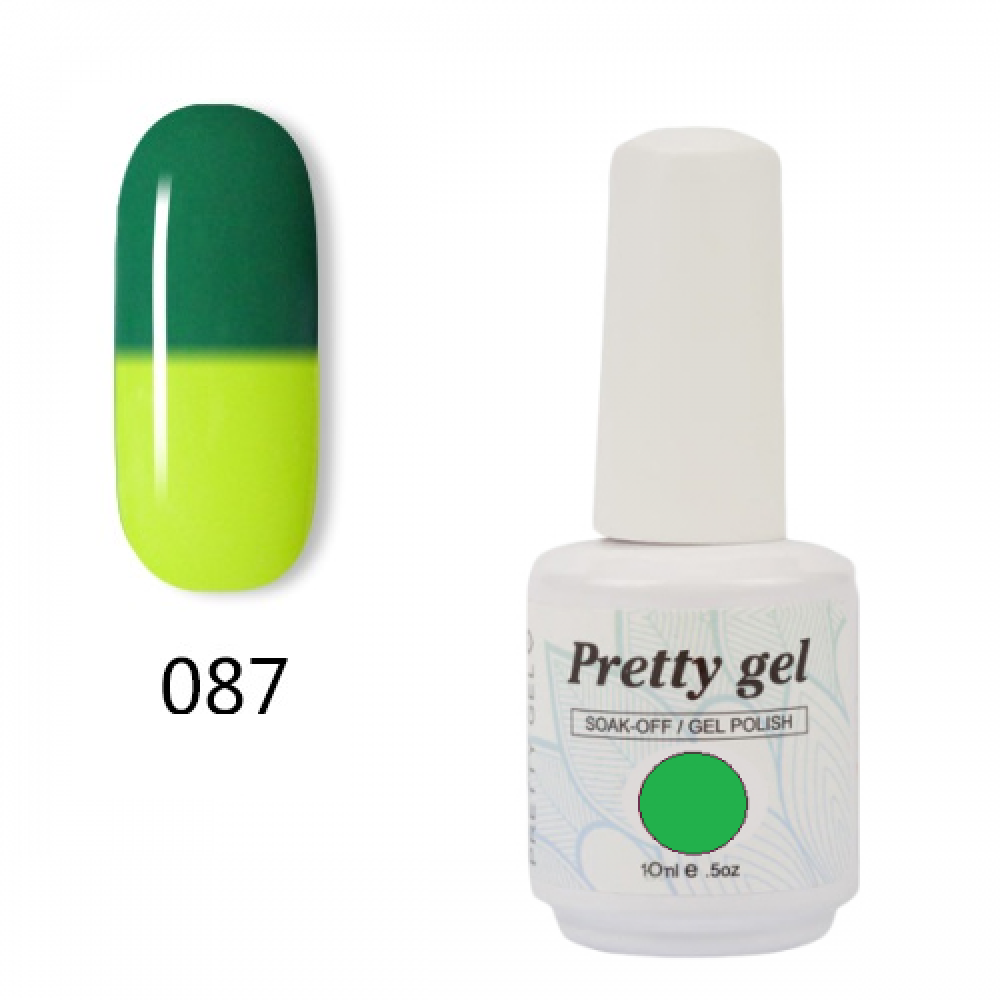 Гел лак Pretty Термо 87 - 5731 Тъмно към светло зелено Гел лак Pretty Термо 87 - 5731 Тъмно към светло зелено