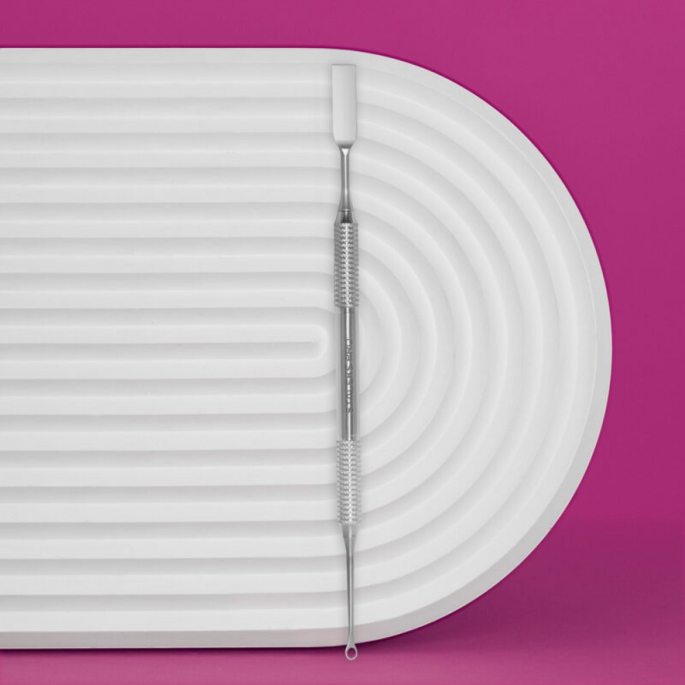 Професионален Двустранен избутвач Staleks EXPERT Прав+Пръстен PE-51/1