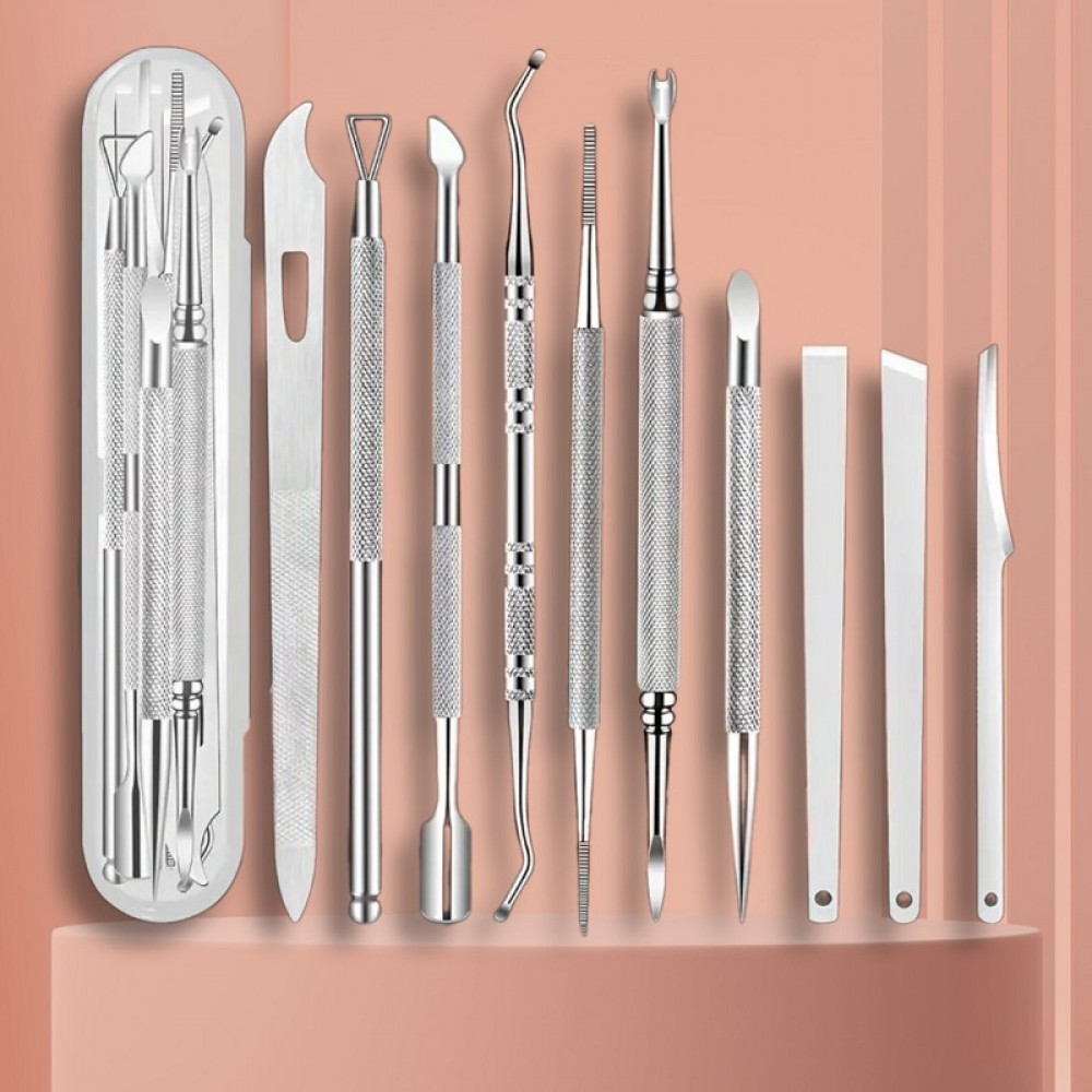 Професионални инструменти за маникюр и педикюр 10бр.