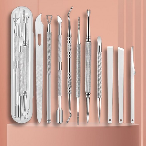 Професионални инструменти за маникюр и педикюр 10бр.