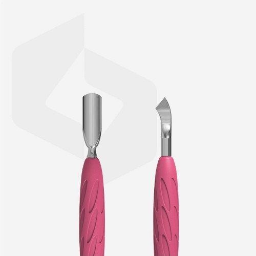 Двустранен Гумиран избутвач Staleks UNIQ 10/4.2 Заоблен+Извит резач PQ-10/4.2