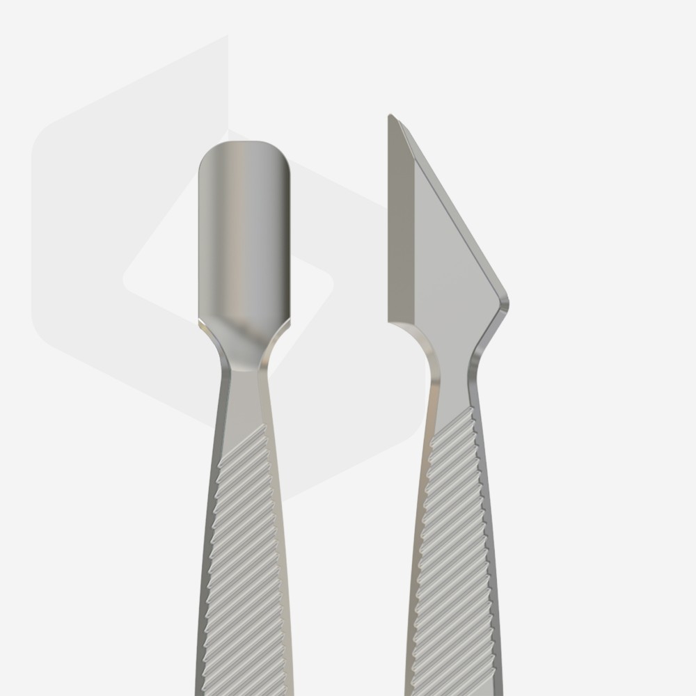 Плосък избутвач за кожички с резец STALEKS CLASSIC - PC-10/1