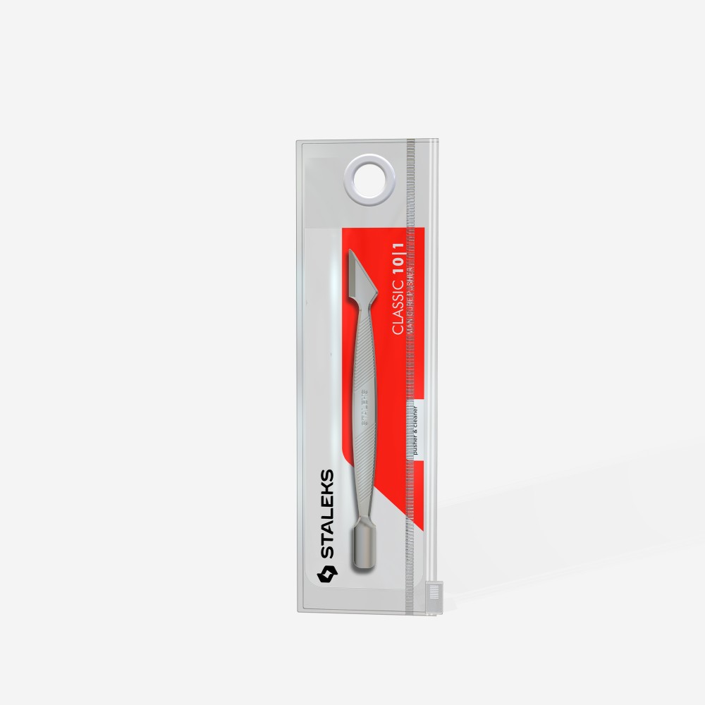 Плосък избутвач за кожички с резец STALEKS CLASSIC - PC-10/1