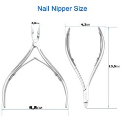 Прецизни клещи за кожички с къс резец  55023-foto2