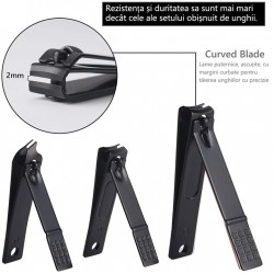 Коледен подарък - Сет инструменти за маникюр и педикюр в черен калъф-foto4