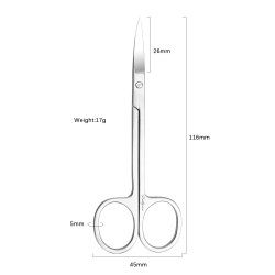 Ножичка Pretty от неръждаема стомана 014-foto7