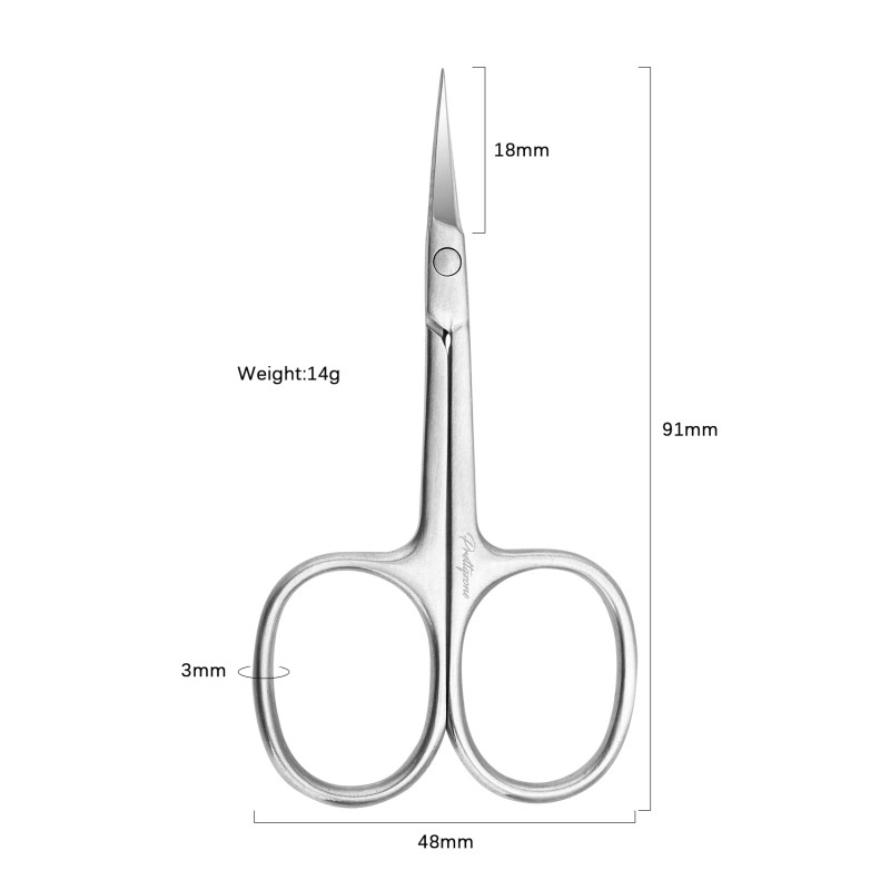 Извита ножичка Pretty от неръждаема стомана 016-foto9