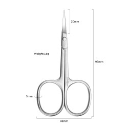 Извита ножичка Pretty от неръждаема стомана 008-foto8