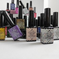 BEST SET 48 цвята гел лак + Топ + База,  с ДВЕ четки -foto2