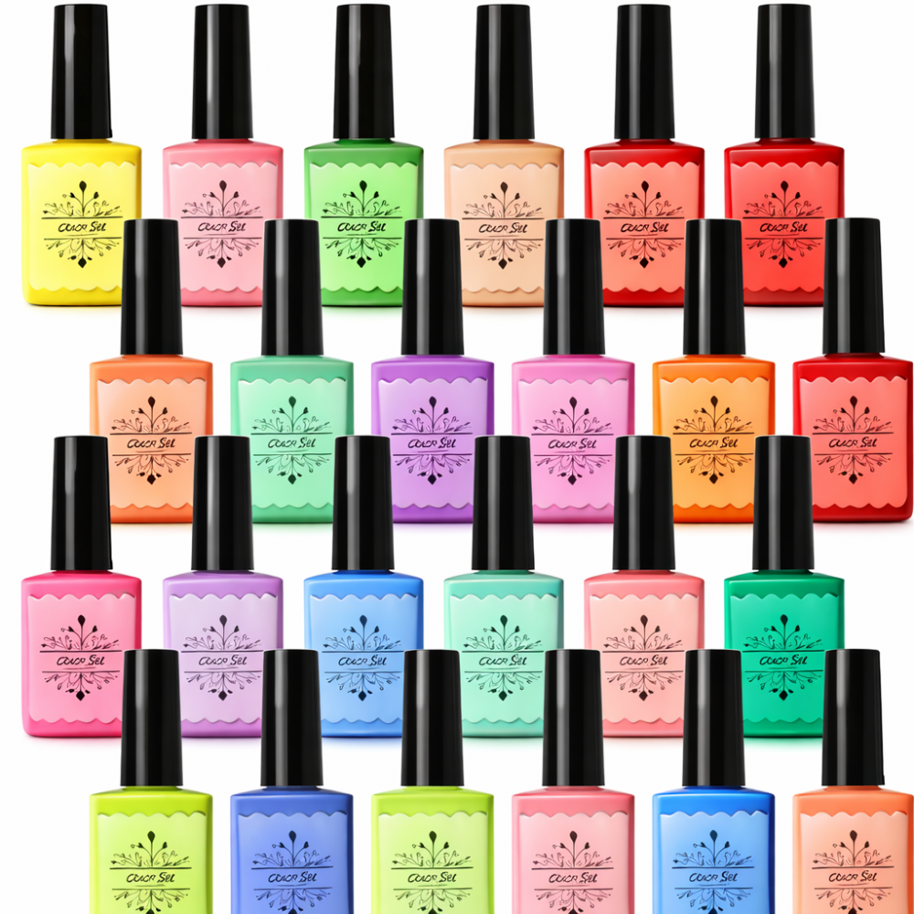 BEST SET 28 цвята гел лак + Топ + База