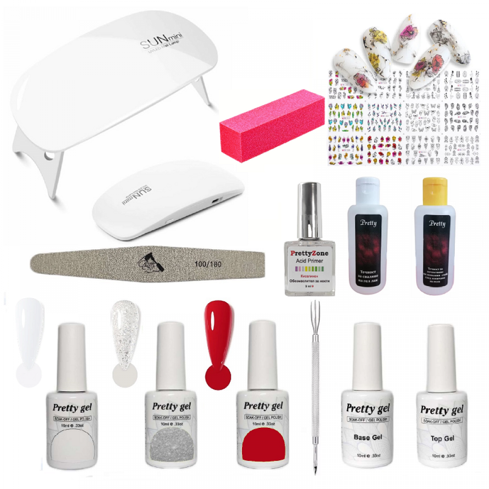 Комплект Pretty Woman - с 3 цвята гел Pretty