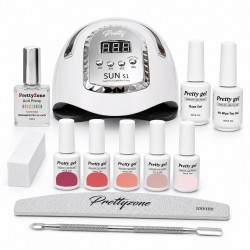 Стартов комплект за гел лак Pretty Gel