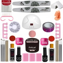 ТОП Комплект с UV/LED- Изграждащ Гел PRETTY