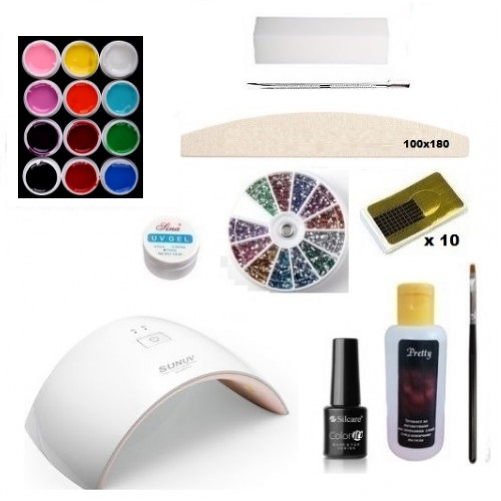 Комплект КОЛОР за маникюр с цветен гел Комплект КОЛОР за маникюр с цветен гел