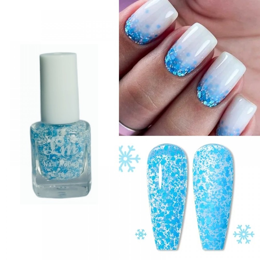 Комплект 24 цвята лак за декорация и финиш - LM с фини частици