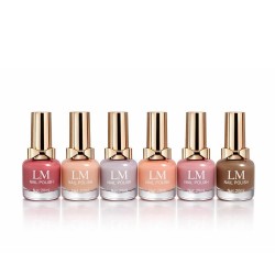Лак за нокти 6 цвята комплект-Телесни C