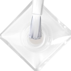 Класически лак за нокти STEP 2: Цветен лак с винилов ефект MollyNails – Бял, 10 мл-foto3