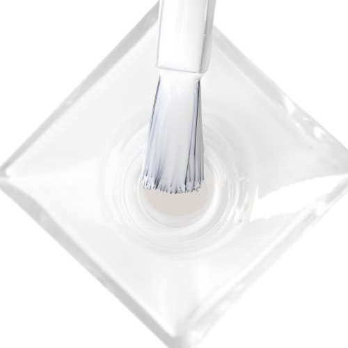 Класически лак за нокти STEP 2: Цветен лак с винилов ефект MollyNails – Бял, 10 мл-foto3
