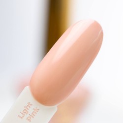 Класически лак за нокти STEP 2: Цветен лак с винилов ефект MollyNails – Светлорозов, 10 мл-foto2
