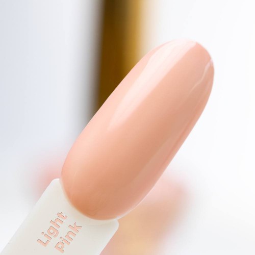Класически лак за нокти STEP 2: Цветен лак с винилов ефект MollyNails – Светлорозов, 10 мл-foto2