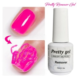 Remover Gel Pretty - Препарат за премахване на гел лак с приятен аромат