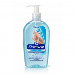 Живасепт ГЕЛ за дезинфекция на ръце 500мл - син