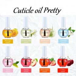 Олио за кожички Pretty с четка 15ml Различни аромати-foto2