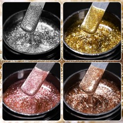 ЦВЕТЕН UV/LED ГЕЛ PRETTY Platinium-10 гр в кутийка Супер покривен-foto2