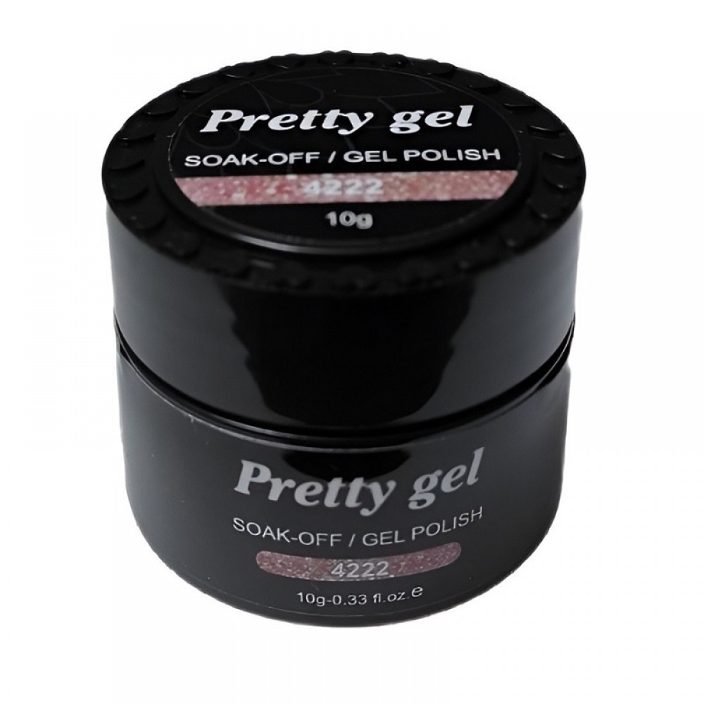 ЦВЕТЕН UV/LED ГЕЛ PRETTY Platinium-10 гр в кутийка Супер покривен