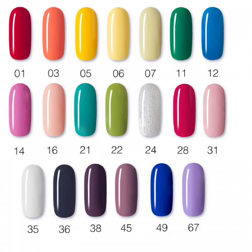 Цветен UV/Led гел  Pretty 5гр - Изберете цвят