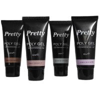 Комплект 10 бр. Полигел Pretty 60 мл. - цветове по избор