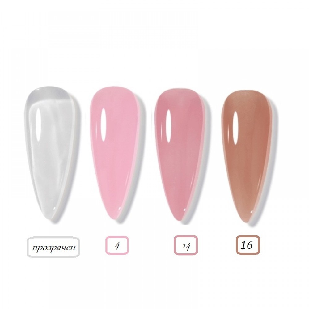 Полигел/Polygel Pretty 60 гр. - изберете цвят