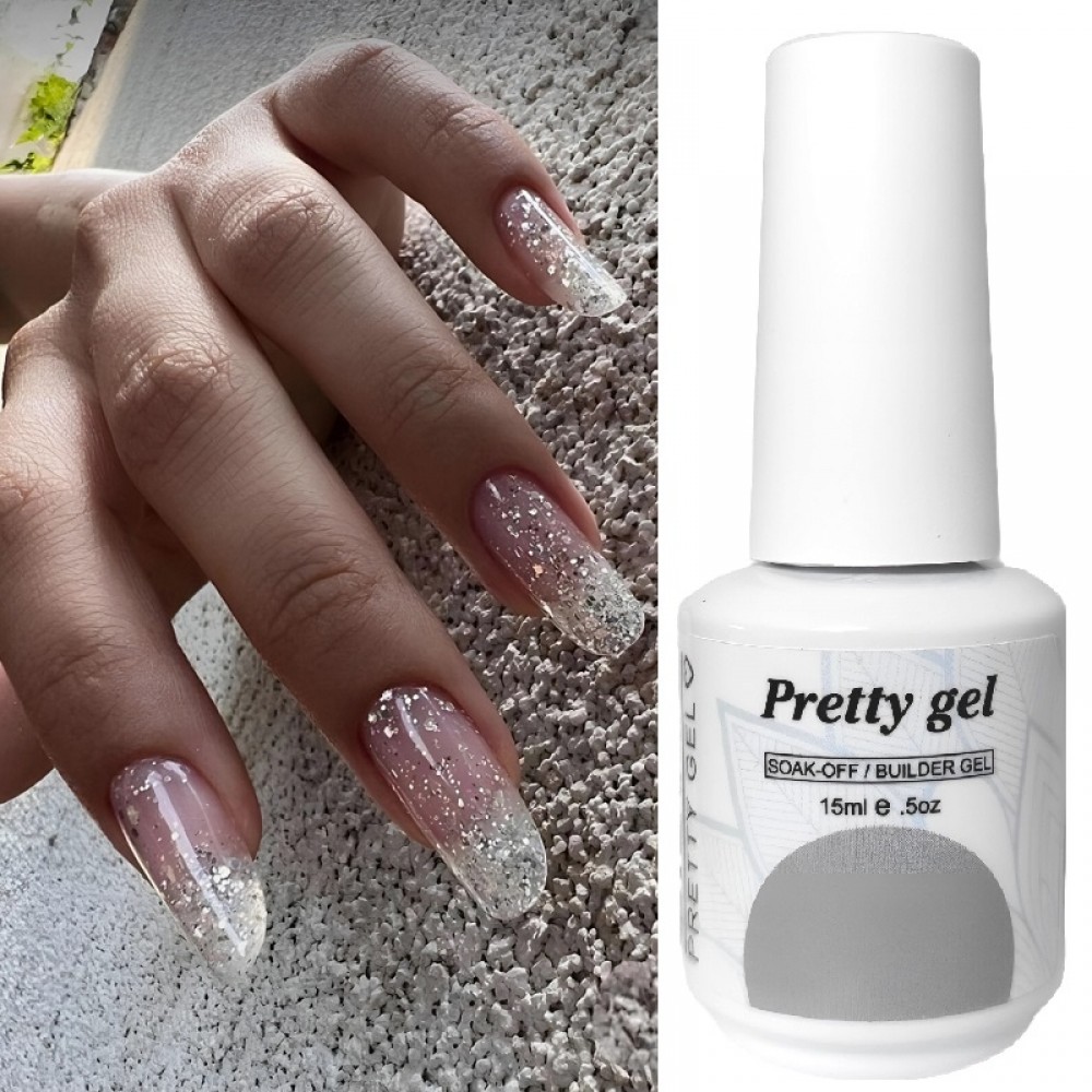 Прозрачен Изграждащ UV/LED Гел в БУТИЛКА - изграждане, заздравяване, удължаване 15гр.