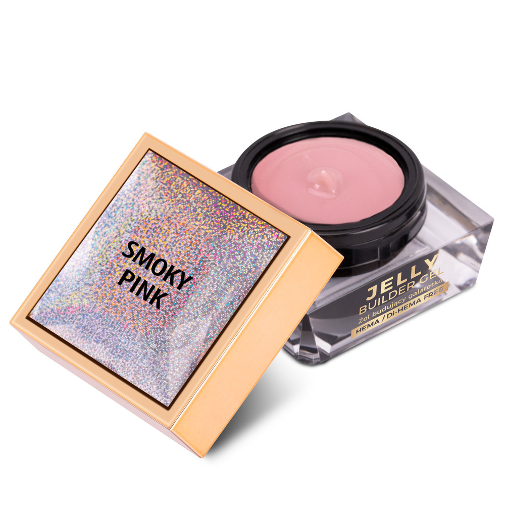 Желеобразен изграждащ гел Molly Nails Smoky Pink HEMA/Di-HEMA Free 50 г Желеобразен изграждащ гел Molly Nails Smoky Pink HEMA/Di-HEMA Free 50 г