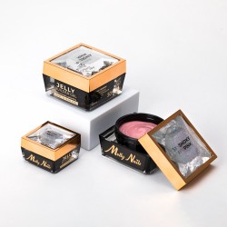 Саморазливен изграждащ гел Molly Nails Clear - прозрачен HEMA/Di-HEMA Free, средна гъстота, 50 г-foto4
