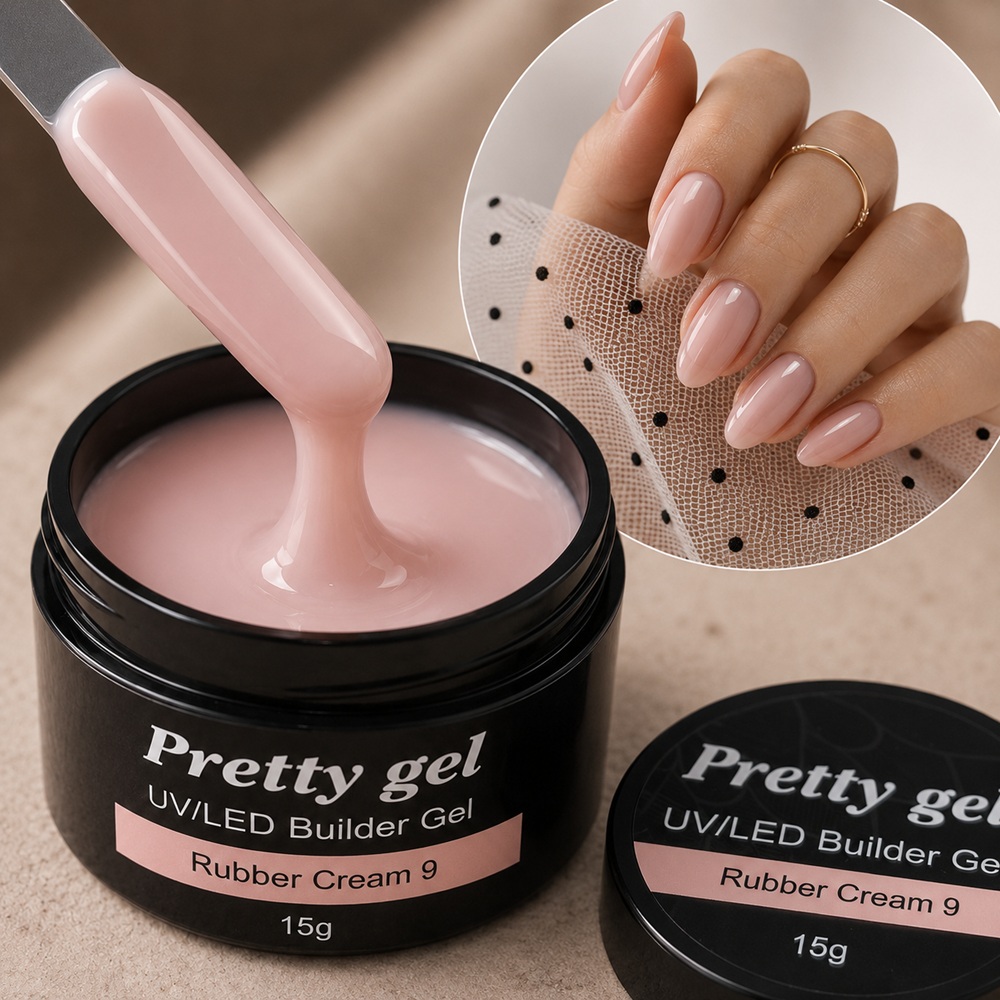 Изграждащият Rubber Cream Pretty 9 nude - телесно Изграждащият Rubber Cream Pretty 9 nude - телесно