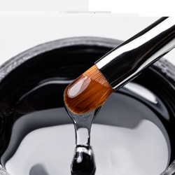 Саморазливен изграждащ гел Molly Nails Clear - прозрачен HEMA/Di-HEMA Free, средна гъстота, 50 г-foto2