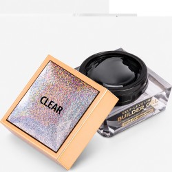 Саморазливен изграждащ гел Molly Nails Clear - прозрачен HEMA/Di-HEMA Free, средна гъстота, 50 г