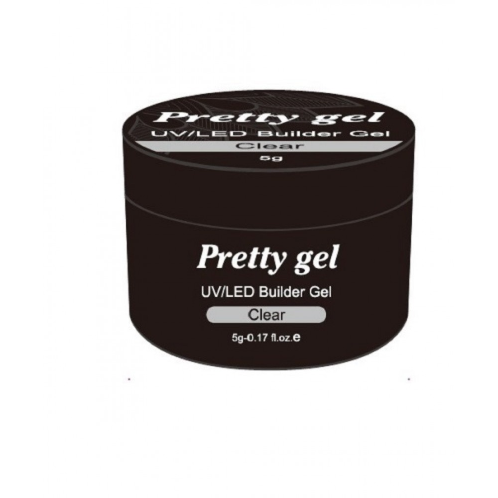 UV/LED гел Pretty за изграждане -clear