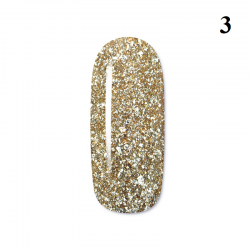 ЦВЕТЕН UV/LED ГЕЛ PRETTY Platinium-10 гр в кутийка Супер покривен-foto7