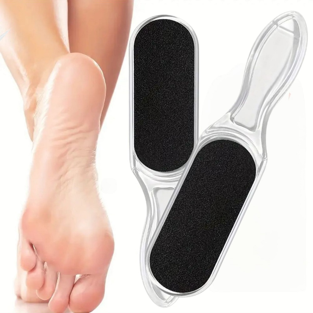 Двойна пила за педикюр - прозрачна