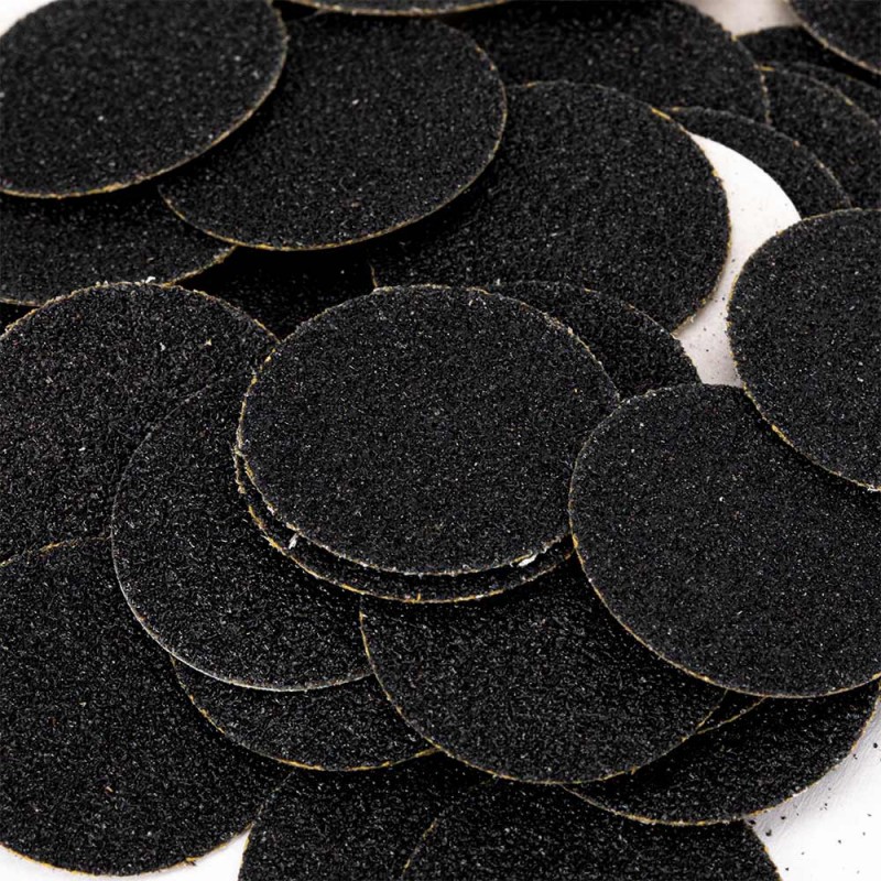 Резервни шлифовъчни дискове 150 grit  размер M 20 мм 50 броя- самозалепващи лепенки