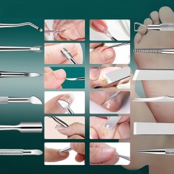 Професионални инструменти за маникюр и педикюр 10бр.-foto3