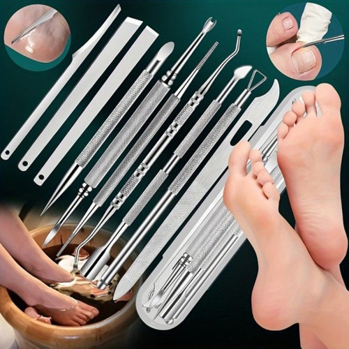 Професионални инструменти за маникюр и педикюр 10бр.