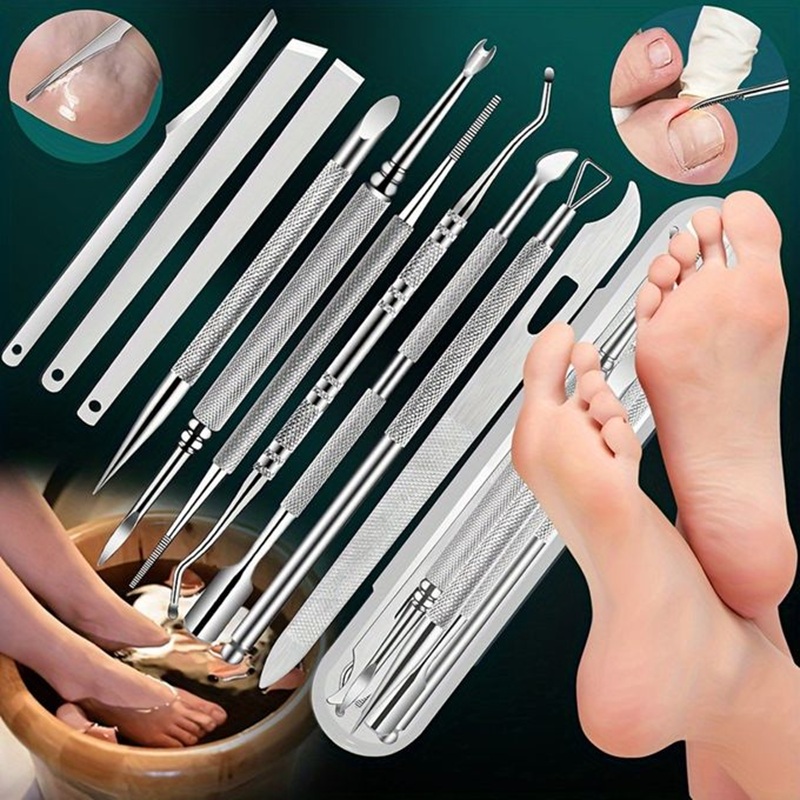 Професионални инструменти за маникюр и педикюр 10бр.-foto4