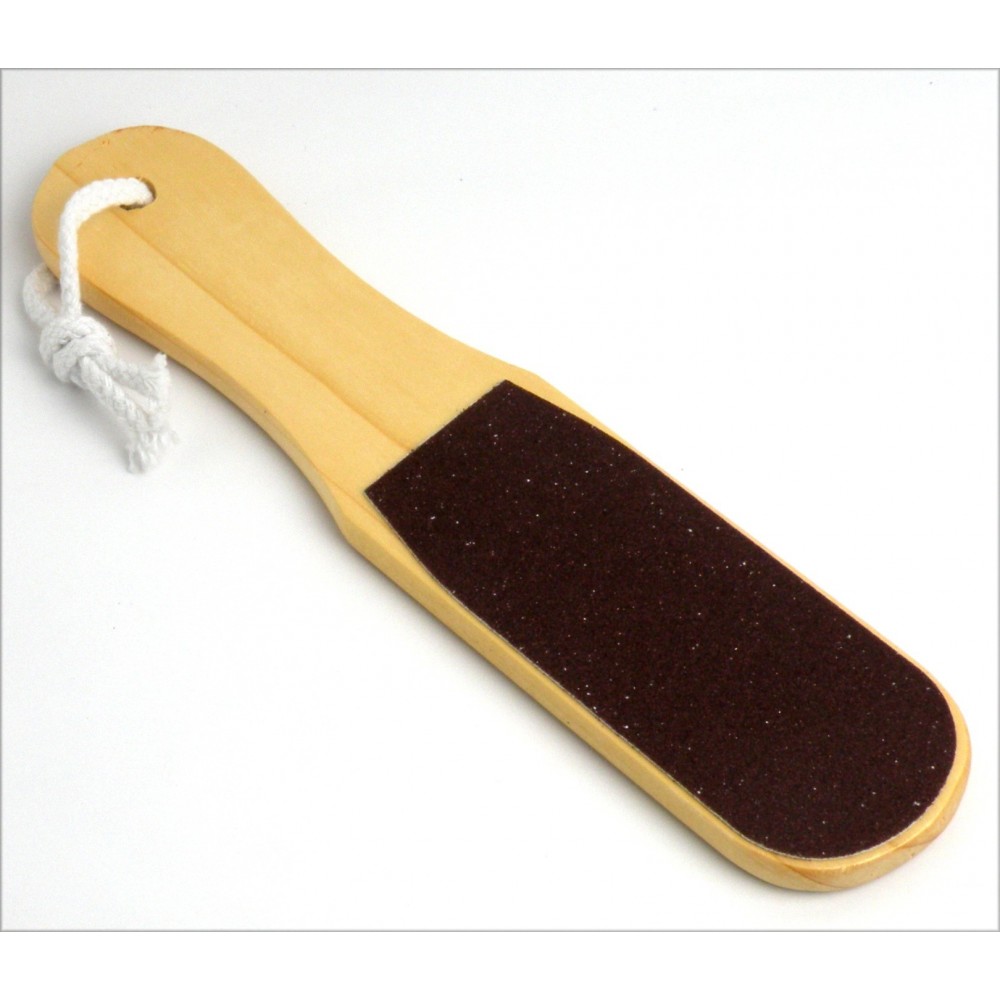 Дървена двойна пила за педикюр