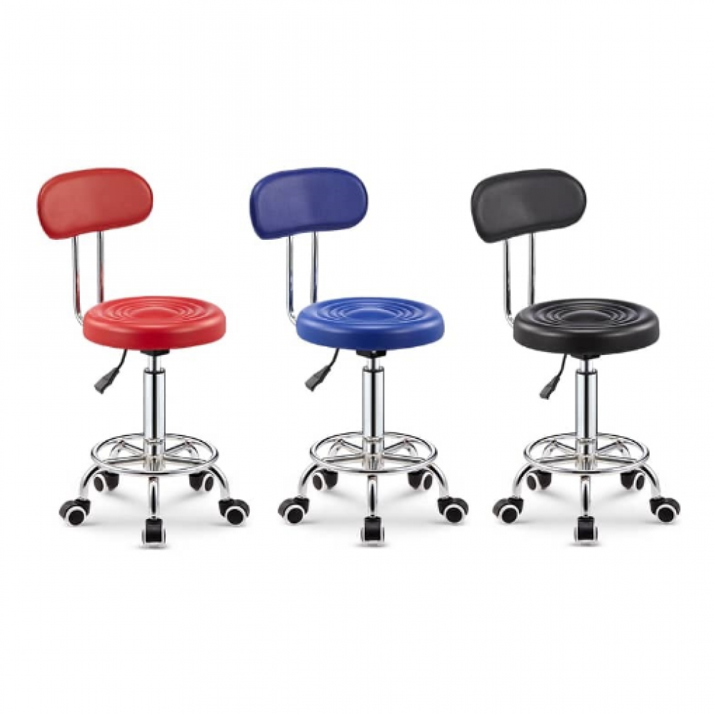 Табуретка за педикюр с облегалка.