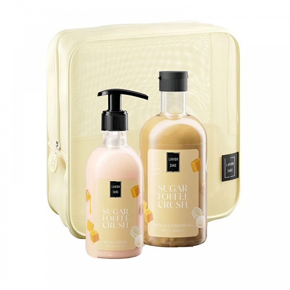 Комплект "Карамелена целувка" 2 части – Душ гел и Лосион за тяло 