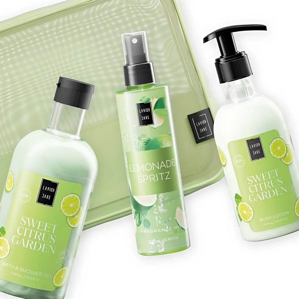 Комплект "Цитрусова Градина" 3 части – Душ гел, Лосион за тяло и Парфюм Комплект "Цитрусова Градина" 3 части – Душ гел, Лосион за тяло и Парфюм