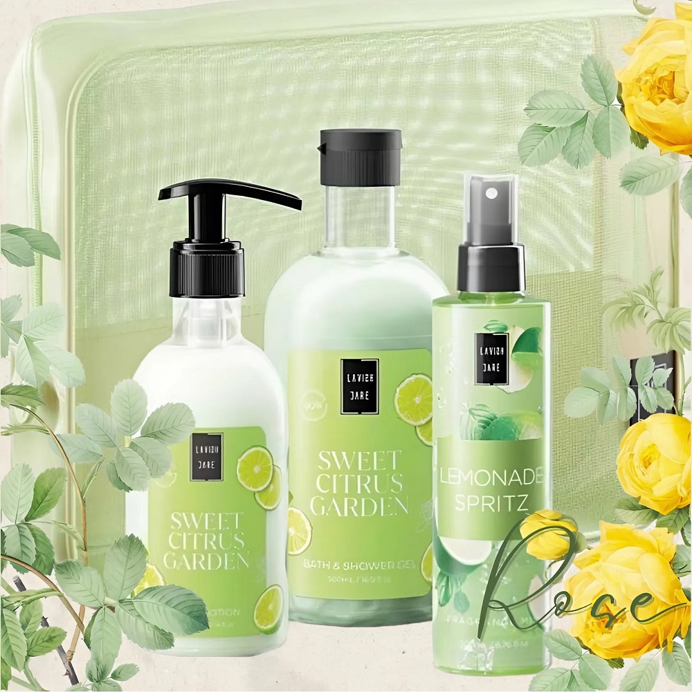 Комплект "Цитрусова Градина" 3 части – Душ гел, Лосион за тяло и Парфюм Комплект "Цитрусова Градина" 3 части – Душ гел, Лосион за тяло и Парфюм